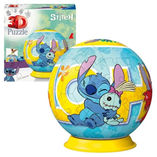Ravensburger 3D puzzle Disney Stitch Koulový model 73 dílů 6+