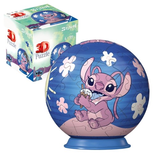 Ravensburger Puzzle 3D Disney Stitch 2 Kuli Model Prostorový 55 Dílů 6+