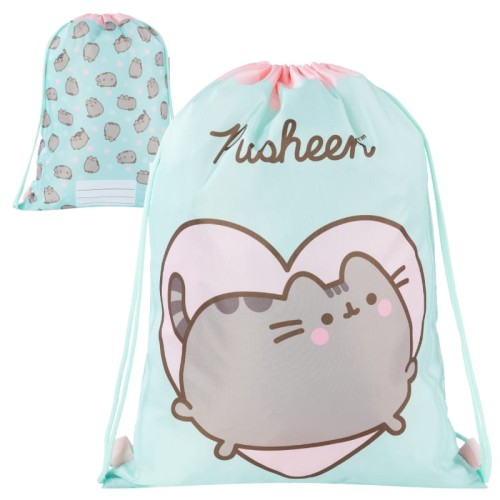 St. Majewski Sportovní Školní Taška Gymnastická Na Boty Obuv Do Školy Na Bazén Trénink Pusheen Mint