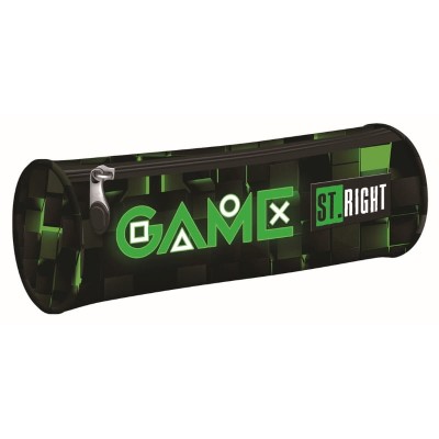 St. Right Tužkovník Tubus Jednokomorový Pouzdro Na Školní Potřeby Green Game