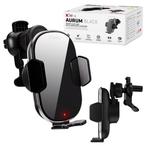 Xblitz Automatické Držák do Auta s Funkcí Bezdrátového Nabíjení Aurum Black