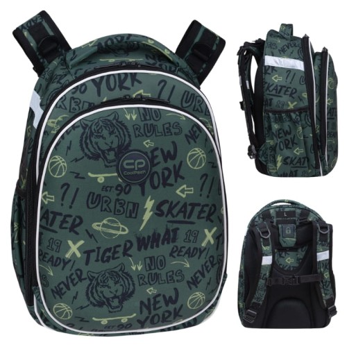 Coolpack Turtle Školní Batoh Pevný Tiger 16l