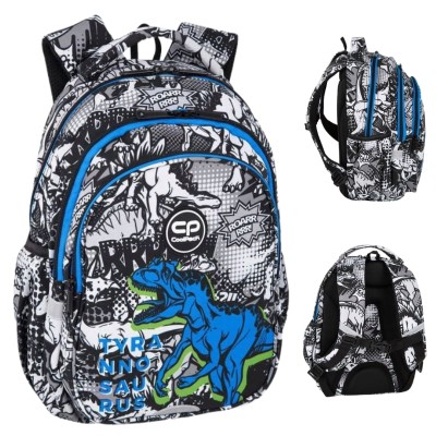 CoolPack Jerry Studentský Batoh T-Rex 3-komorový