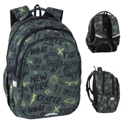 Coolpack Jerry Školní batoh Mládežnický Tiger 3-komorový