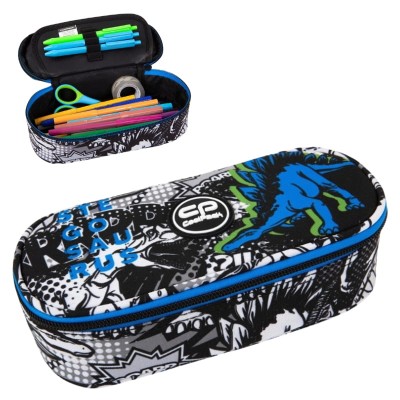 Coolpack Campus Penál Jednokomorový S Klapkou Bez Výbavy T-Rex