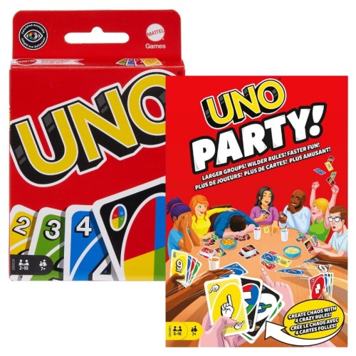 Sada karet Uno + Uno Party! Společenská karetní hra