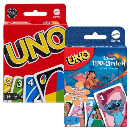 Sada karet Uno + Uno Disney Lilo & Stitch karetní hra