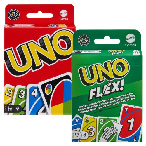 Sada karet Uno + Uno Flex! Společenská karetní hra