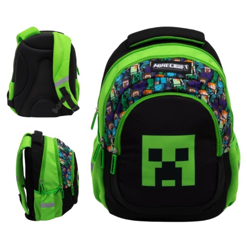 Astra Studentský Batoh Velký Tříkomorový Minecraft