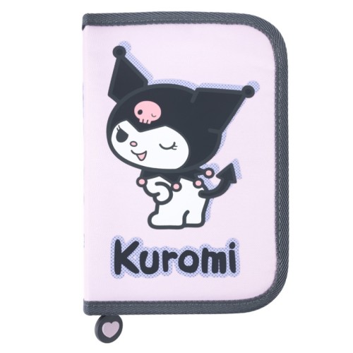 St. Majewski školní pouzdro růžové dvouklopeňové etui na školní potřeby Kuromi