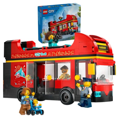 OUTLET! Lego City Sada 60407 Autobus na výlet Červený 384 ks 7+