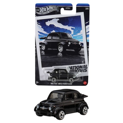 Hot Wheels Stříbrná série Fiat 500D Modifikovaný HRT81 JBY88