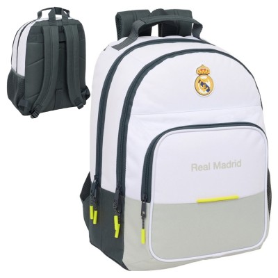 Safta Školní Batoh Mládežnický Dvoukapsový Real Madrid