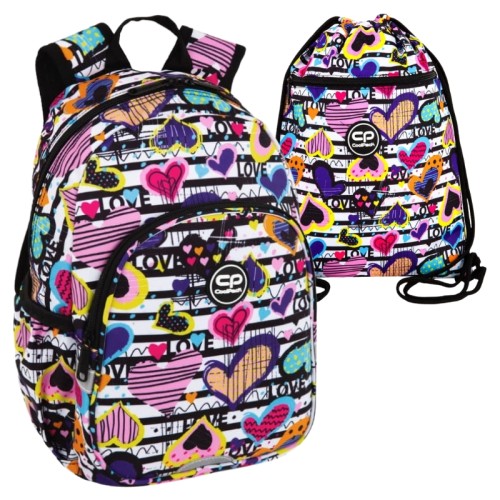 Coolpack Školní set Batoh Toby Malý sáček na obuv Vert Diary