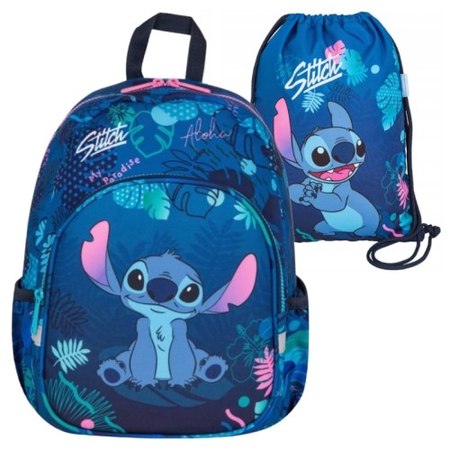 Sada Coolpack Batoh Toby Dětský + Sáček Na Obuv Beta Disney Stitch