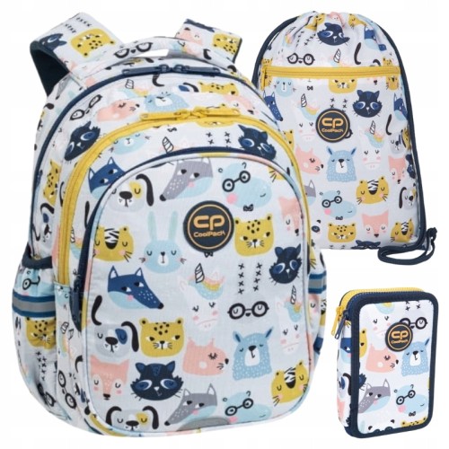 Coolpack Sada Školní Batoh Jerry Taška Vert Penál Dvoukombinovaný Jumper 2 S Výbavou Pucci