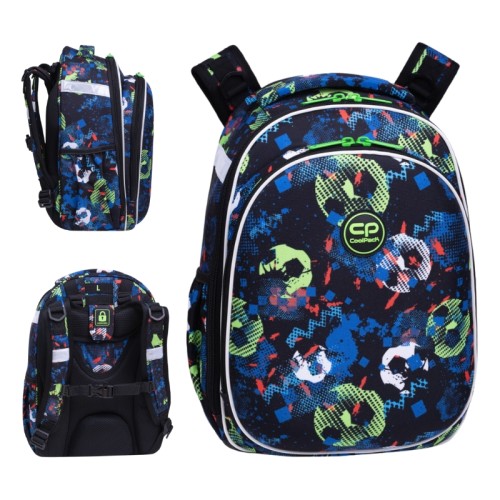Coolpack Turtle Plecak Szkolny Usztywniany Football Blue 25l