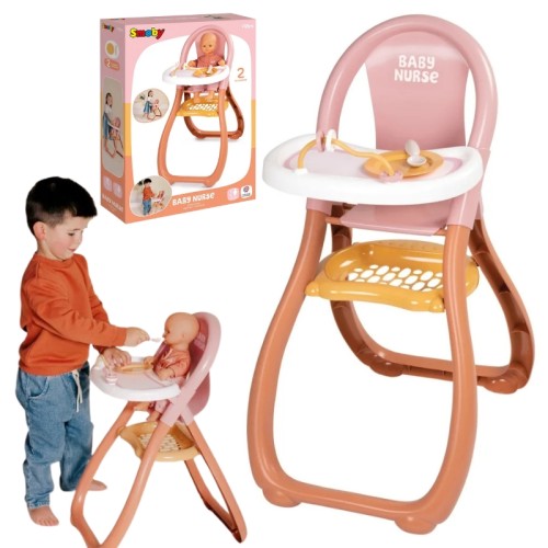 Smoby Baby Nurse Židlička na Krmení pro Panenky