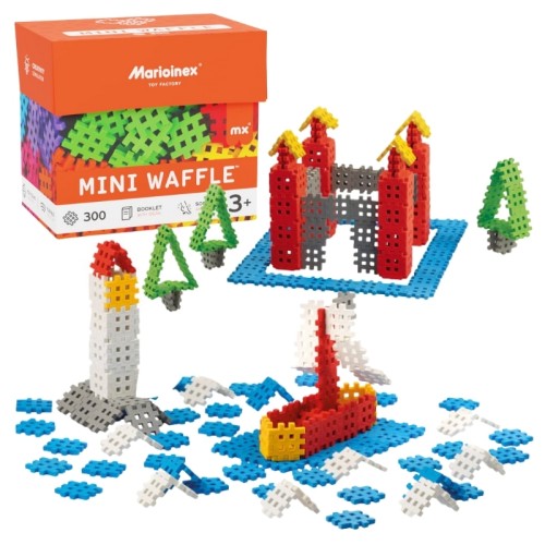 MARIOINEX TOVÁRNA NA HRAČKY MINI VAFLE STANDARD KOSTKY 300 KS 2+ - 02189