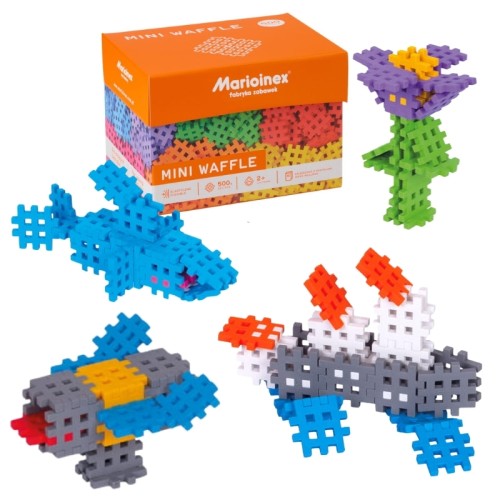 MARIOINEX TOY FACTORY MINI WAFFLES STANDARD BLOCKS 500 PCS 2+ - 02141