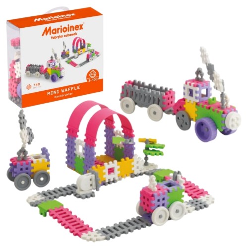 MARIOINEX MINI VAFLOVÉ KOSTKY KONSTRUKTOR 140 KS 3+ - 02837