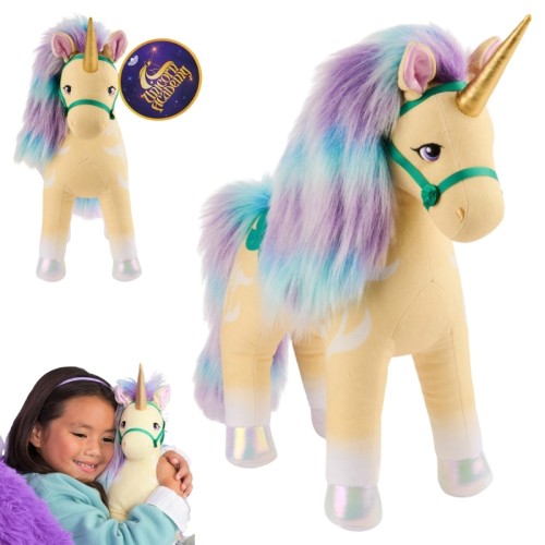 Akademie jednorožců Unicorn Academy Plyšová hračka jednorožec Leaf Listek 38 cm