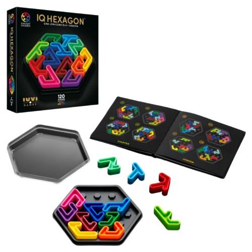 Smart Games IQ Hexagon Deluxe (CZ) IUVI Games Logická Hra Pro Jednoho Hráče Česká Verze 14+