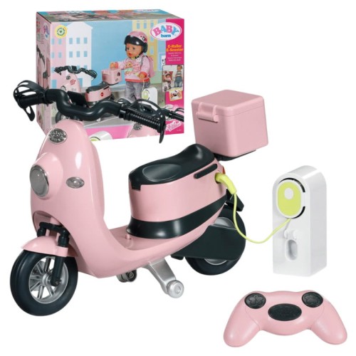 OUTLET! Baby Born E-Scooter Koloběžka Rádiově Ovládaná Pro Panenku 3+ (1)