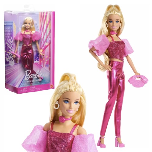 Barbie Deluxe Style Módní Panenka Blondýnka 4+