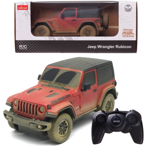 Rastar JEEP Wrangler Rubicon Muddy Version Vzdáleně řízené RC vozidlo Auto 1:24