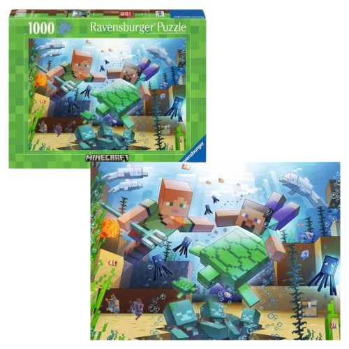 Ravensburger Puzzle Velká Skládačka Minecraft 1000 Kusů