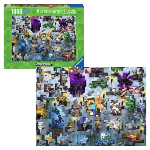 Ravensburger Skládačka Velká Skládačka Minecraft Challenge 1000 Kusů