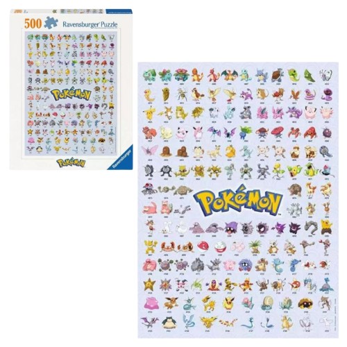 Ravensburger Puzzle Sk hádanka Pokemon 500 Kousků