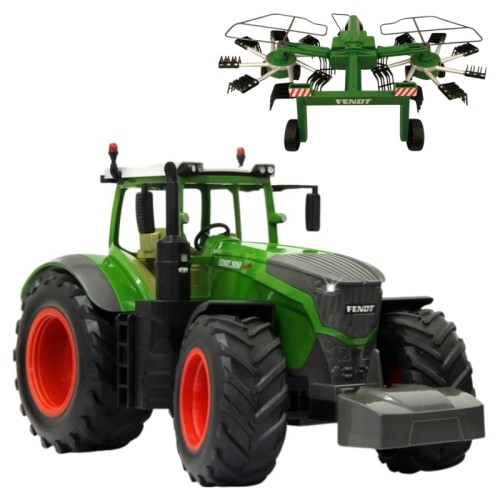 Sada Dálkově Ovládaných Zemědělských Strojů Jamara Traktor Fendt 1050 Vario RC + Karuselový Sekač Fendt RC Jamara ZDARMA