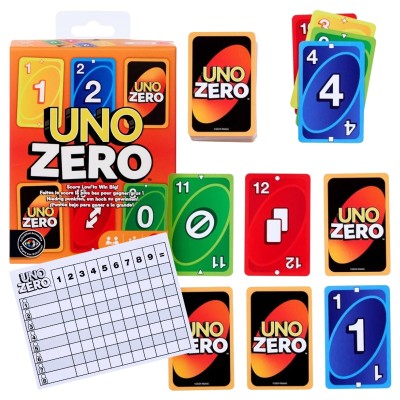 Uno Zero Rodinná Karetní Hra Karty Verze Nejnižší Výsledek 7+