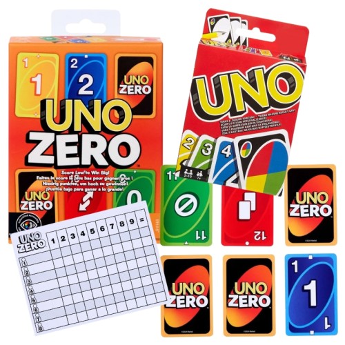 Sada karet Uno + Uno Zero Stolní hra karty