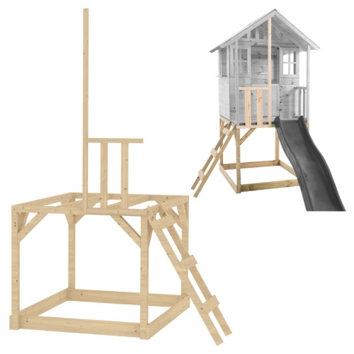 Tp Toys Terasa K Dřevěnému Domku S Balkónem