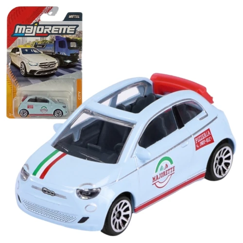 Majorette Městská Vozidla Fiat 500 Icon Pizzeria Kovové Autíčko 1:64