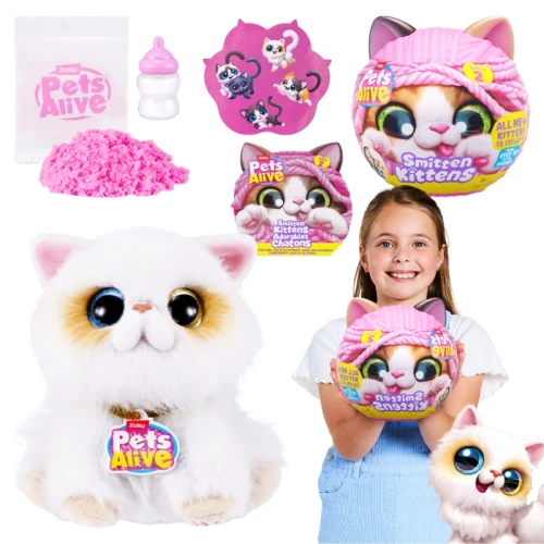 Zuru Pets Alive Smitten Kittens S2 Interaktivní Plyšák Kotě