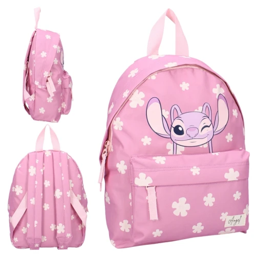 Školní Batoh Předškolní Jednokomorový Disney Stitch Angel Růžový
