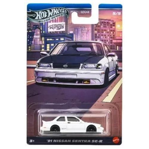 Hot Wheels Silver Series Compact Kings Auto '91 Nissan Sentra SE-R JKX60