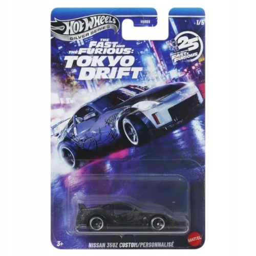 Hot Wheels Silver Series Fast&Furious Tokyo Drift Auto Auta Sbírkový Nissan 350Z Custom JKX05