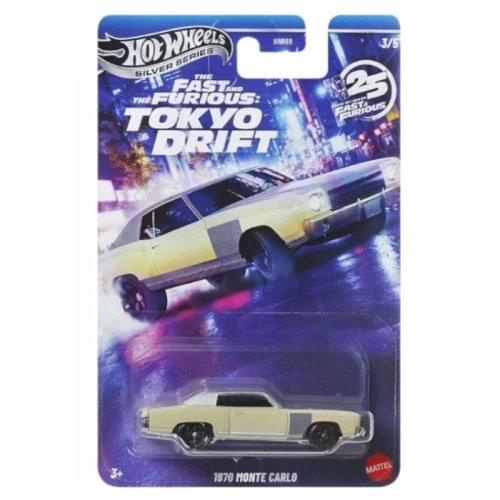 Hot Wheels Silver Series Fast&Furious Tokyo Drift Autíčko Auto Vozidlo Kolekce 1970 Monte Carlo JKX07