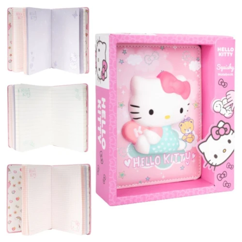 Coolpack Notes Deník Sešit B6 100 K Squishy 3D Hello Kitty růžový