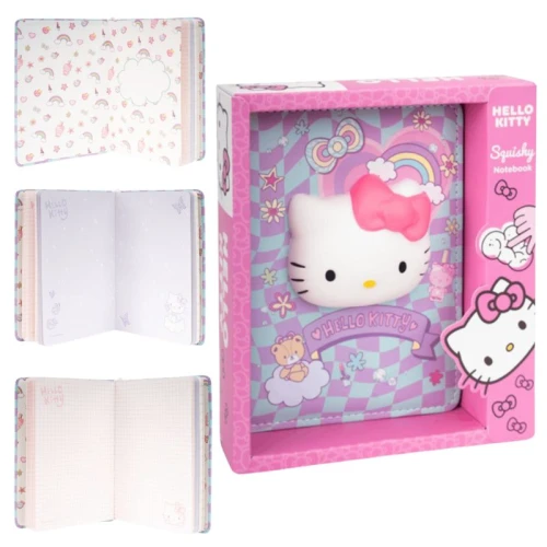 Coolpack Notes Památník Sešit B6 100 K Squishy 3D Hello Kitty v kostce