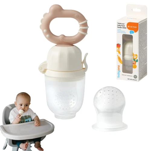 Babyono Kousátko na podávání potravy Jídlo kontejner Dino 6m+
