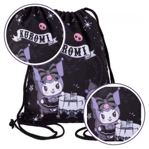 Coolpack Kuromi Beta Vak Na Boty Wf Sportovní Gymnastický Černý s Potisky