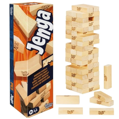 Hasbro Games Jenga Klasická Hra Obratnosti Rodinná Party