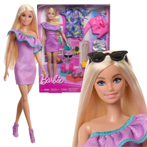Barbie Party Fashion Panenka Módní + Příslušenství 3 Styly Oblečení Pro Panenku