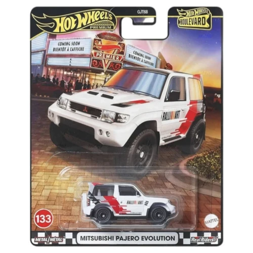 Hot Wheels Premium Boulevard Autosbírkový Model Mitsubishi Pajero Evolution JBL26